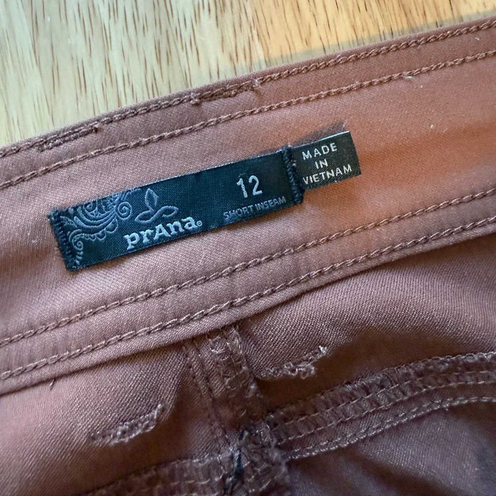 Women’s prana Halle’s hiking pant size 12 burnt orange color - Picture 6 of 12